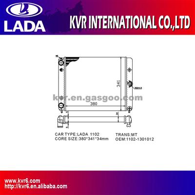 Lada Performance Aluminum Radiator Oem 1102.1301012