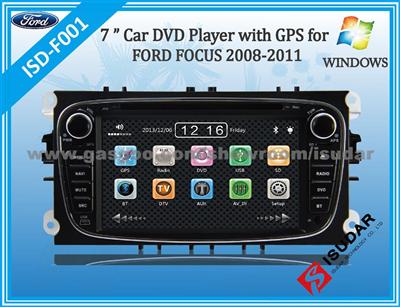7inc 2-Din Wince System Car Dvd Playe With GPS For FORD FOCUS 2008-2011