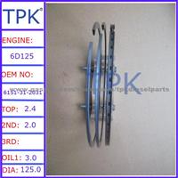 Komatsu SA6D125,SA6D125E-2,SA6D125-1,SA6D125E-3,SAA6D125E-3 Piston Ring Set,6151-31-2031