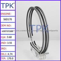 Komatsu 6D170,S6D170,S6D170-1,SA6D170,SA6D170-1,SA6D170-A Piston Ring Set,6162-33-2060,6162-33-2080,6240-31-2030