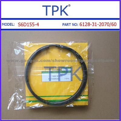 Komatsu S6D155,SA6D155,S6D155-4,SA6D155-4 Piston Ring Set, 6128-31-2033,6128-31-2032,6218-31-2022,6128-31-2023