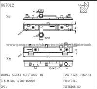 Auto radiator plastic tank for ALTO 2005 MT