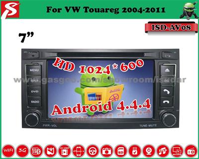 7inch Android 4.4.4 Car DVD Player For VW Tourage 2004, Supports Bluetooth/GPS/IPod/Wi-Fi/3G/OBD