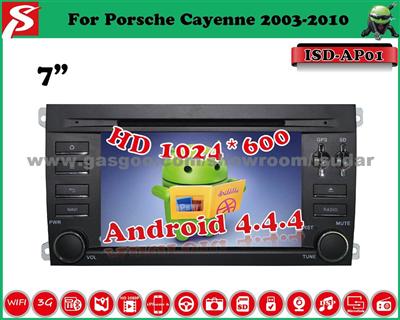 7inch Android 4.4.4 Car GPS Navigation For Porsche Cayenne, Supports BT/GPS/IPod/Wi-Fi/3G/OBD