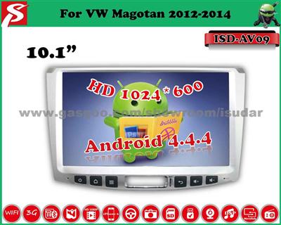 10.1inch Android 4.4.4 Car GPS Navigator For VW Magotan 2012-2014, Supports BT/GPS/IPod/Wi-Fi/3G/OBD