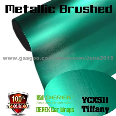 Matte Metallic Brushed Vinyl Film For Car Decoration