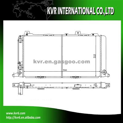 AUTO ALUMINUM RADIATOR FOR AUDI OEM 811121253E