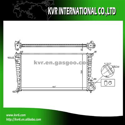 RADIATOR ASSY FOR CITROEN OEM 1330.57/1330.58