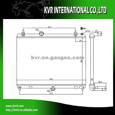 ALUMINUM CAR RADIATOR FOR CITROEN OEM 1330X2