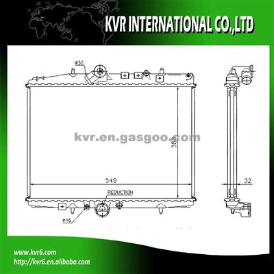 HIGH PERFORMANCE AUTO RADIATOR FOR CITROEN OEM 133079