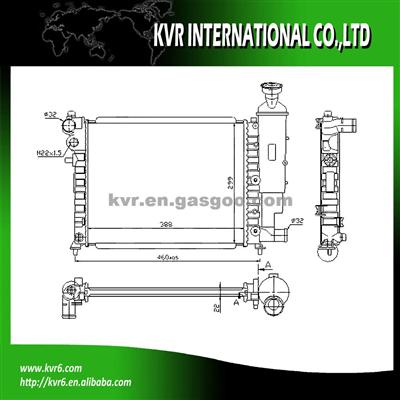 CHEAP RADIATOR FOR CITROEN OEM 1301SQ/SR/SW/TA
