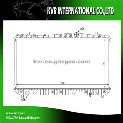 ALUMINUM CAR RADIATOR FOR DAEWOO OEM 96553378