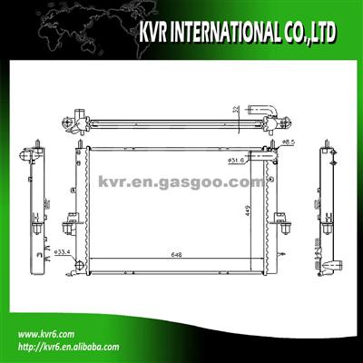 RADIATOR ASSEMBLY FOR MG OEM GRD1055 PCC000960