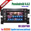 2 din 7 inch android 4.4 for Suzuki grand vitara car dvd gps navigation system with wifi BT mirror link+wifi hotspot