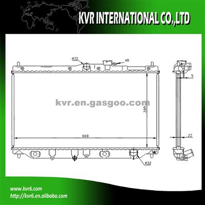 HIGH PERFORMANCE AUTO RADIATOR FOR HONDA OEM 19010-PT1-901