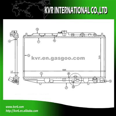 COMPETITIVE PRICE RADIATOR FOR HONDA OEM 19010-PM3-901 19010-PM4-004