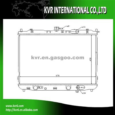 BRAZED AUTO RADIATOR FOR KIA OEM OK2KB-15-200