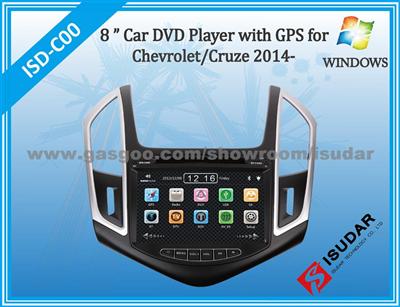 8inch Wince System Car DVD Player For Chevrolet Cruze 2014,W/ Wi-Fi,3G,1080p Video Play,Support IPhone 5s/CPU800M