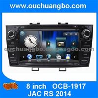 Ouchuangbo Autoradio DVD Gps Car Kit JAC RS 2014 Support BT Phonebook USB