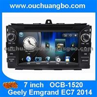 Ouchuangbo Head Unit Satnavi Dvd Stereo Geely Emgrand EC7 2014 Support Spanish Free Chile Map