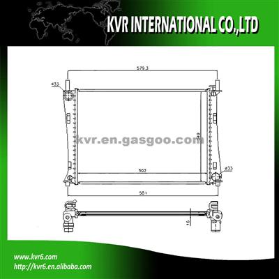 BRAZING RADIATOR FOR MAZDA OEM 4S6H8005DA