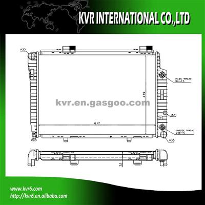 ALUMINUM RADIATOR FOR BENZ OEM 2025002203 2025006703