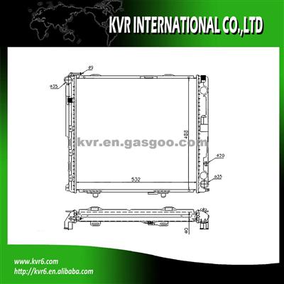 HIGH QUALITY AUTO RADIATOR FOR BENZ OEM1245001702 1245001902 1245007503