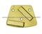 Trapezoid Double Bar Diamond Grinding Shoes/ Plates For Concrete And Stone