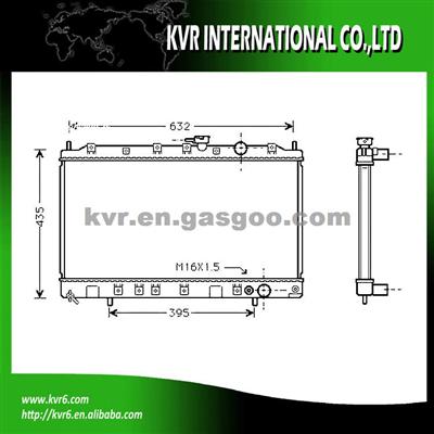 ALUMINUM CAR RADIATOR FOR MITSUBISHI OEM MB660210/MB660216