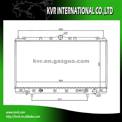 RADIATOR ASSY FOR MITSUBISHI OEM MR127908