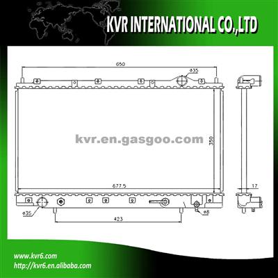 ALLOY RADIATOR FOR MITSUBISHI OEM MR127910/MR312969