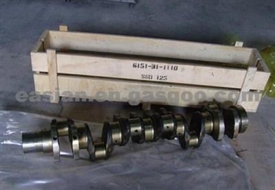 KOMATSU 6D125 Crankshaft ,6151-31-1110 Crankshaft