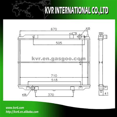 COOLING RADIATOR FOR NISSAN OEM 21410-2S710