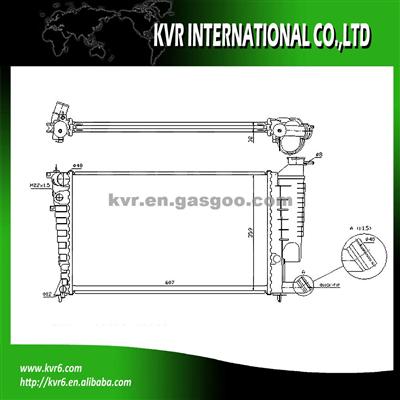 AUTO COOLING SYSTEM RADIATOR FOR PEUGEOT OEM 133049