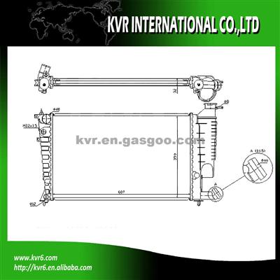 OE RADAITOR FOR PEUGEOT OEM 133145