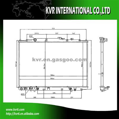 PASSENGER CAR RADIATOR FOR ACURA OEM 19010-RDJ-A51