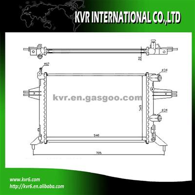 ASSEMBLY RADIATOR FOR OPEL OEM 1300186 1300211 90570723