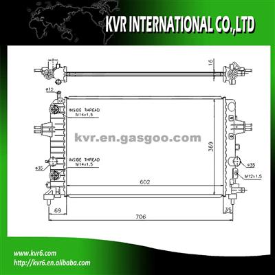 ASSY RADIATOR FOR OPEL OEM 1300285 13170111