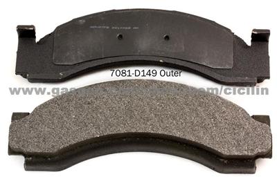 Brake Pad Set 15649295  D149