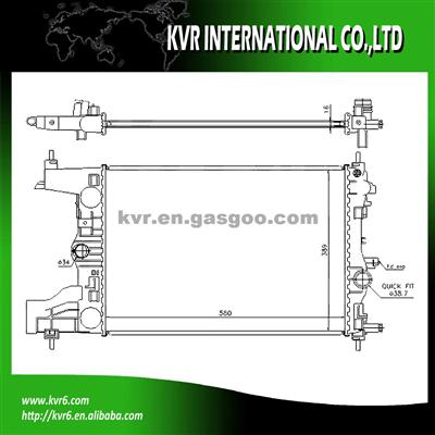 AFTERMARKET RADIATOR FOR OPEL OEM 1300299 13267650 13281773