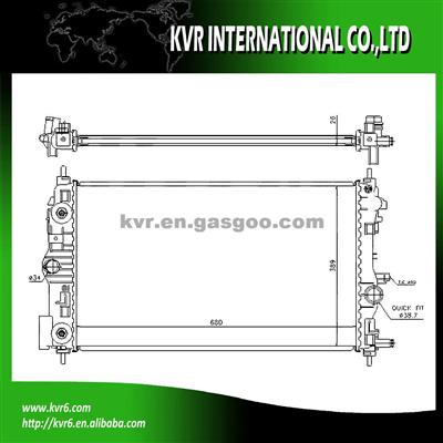 CAR RADIATOR FOR OPEL OEM 1300306 13311079 13336889