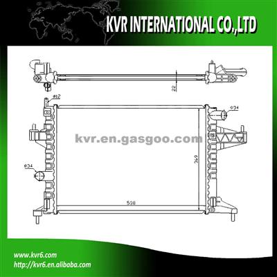 BRAZED AUTO RADIATOR FOR OPEL OEM 1300237 24445163 9201956