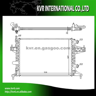 BRAZED CAR RADIATOR FOR OPEL OEM 1300236 1300250 25555161 09201955