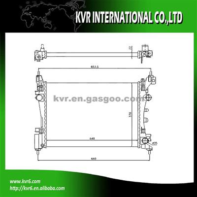 COMPETITIVE PRICE RADIATOR FOR OPEL OEM 1300279 55701408