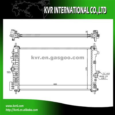 ASSEMBLY RADIATOR FOR OPEL OEM 1300292 13241726