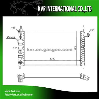 AUTOMOBILE RADIATOR FOR OPEL OEM 1300100