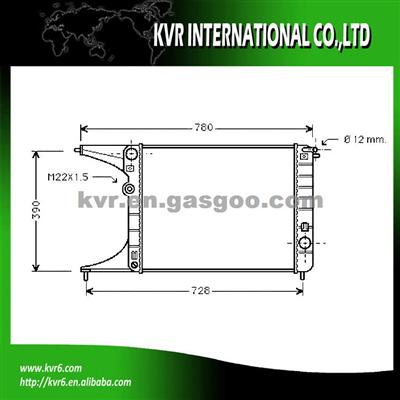 CAR RADIATOR FOR OPEL OEM 52463043