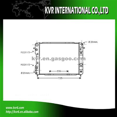 ALUMINUM CAR RADIATOR FOR OPEL OEM 6302004