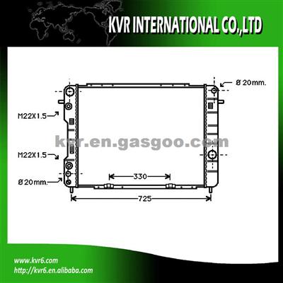 AUTO ALUMINUM RADIATOR FOR OPEL OEM 52463053