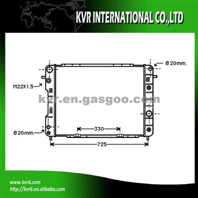 CAR ALUMINUM RADIATOR FOR OPEL OEM 6302005